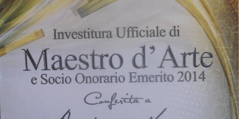 Investiture Officer of Master of Art Emeritus and Honorary Member in 2014 Investiture Officer of Master of Art Emeritus and Honorary Member in 2014