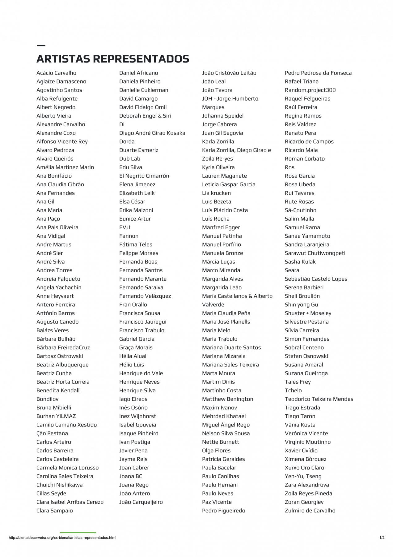 CARMELA MONICA LORUSSO - BIENAL DE CERVEIRA