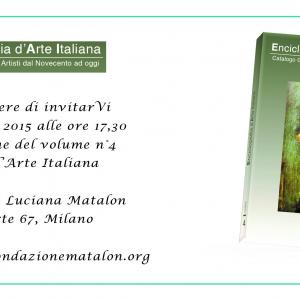 Presentazione ufficiale Enciclopedia d'Arte Italiana Volume 2015