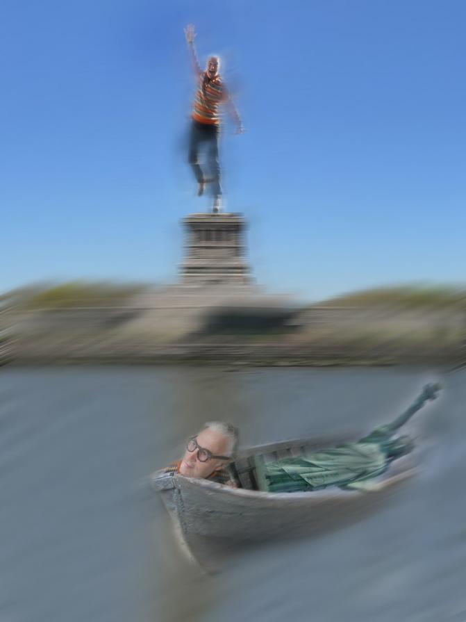 ho sostituito un amico che aveva paura di agire..