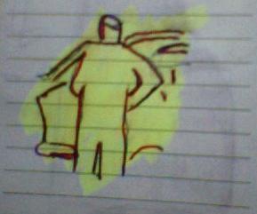 Tratti con sfondo giallo (serie Liberi appunti in libera mostra) Tratti con sfondo giallo (serie Liberi appunti in libera mostra)