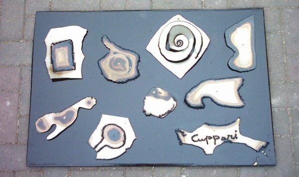 quadro legno metallo