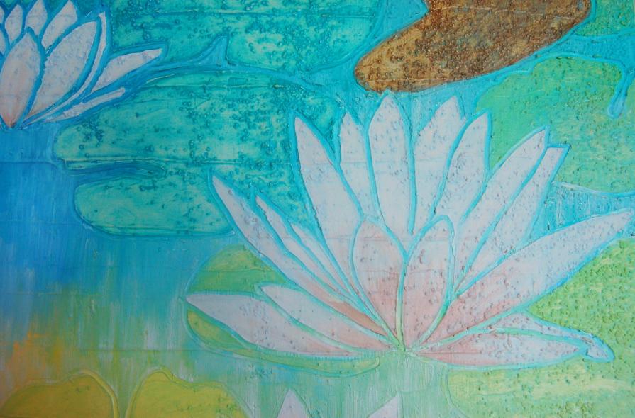 Water Lily IV., detail 2
