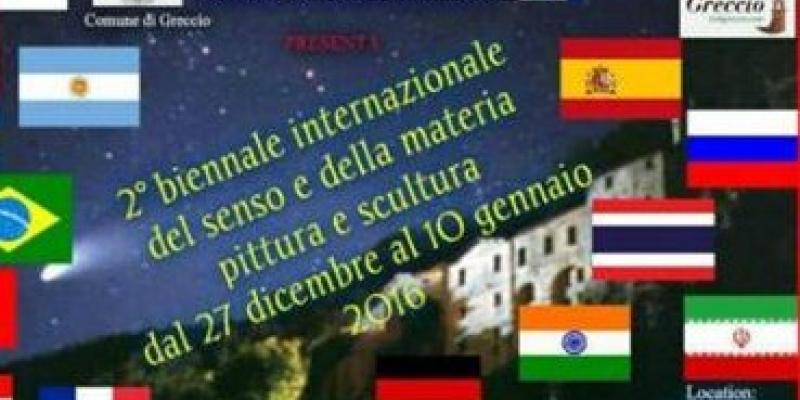2° BIENNALE INTERNAZIONALE DEL SENSO E DELLA MATERIA