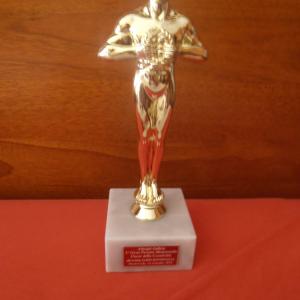 Ricevo come Artista Fabio Battipaglia il 1°Gran Premio Montecarlo Oscar della Creatività il 14 settembre 2019