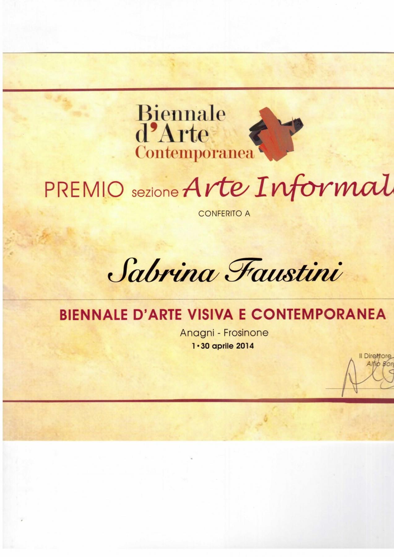 BIENNALE D'ARTE CONTEMPORANEA 2014 ANAGNI - FROSINONE 