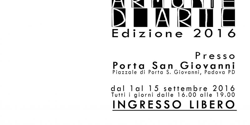 ESPOSIZIONE ARTISTICA ARMONIE D'ARTE 2016