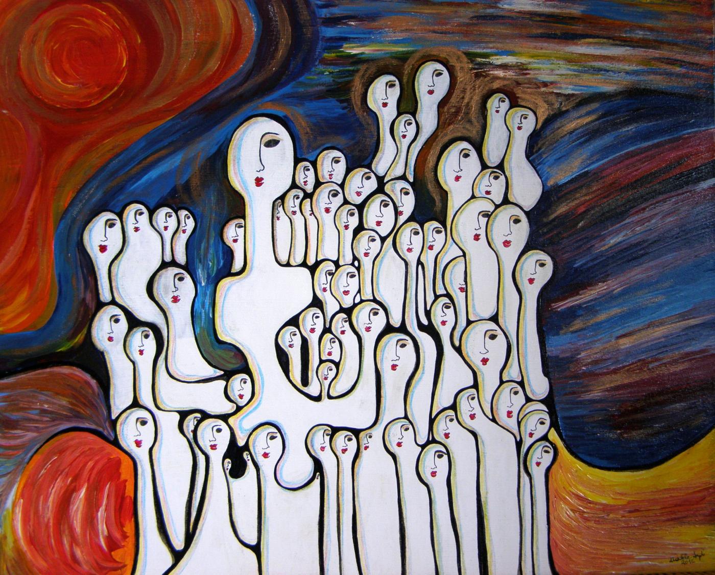 Maristella Angeli will take part in the "Asylum: fear as art" artistic Expo