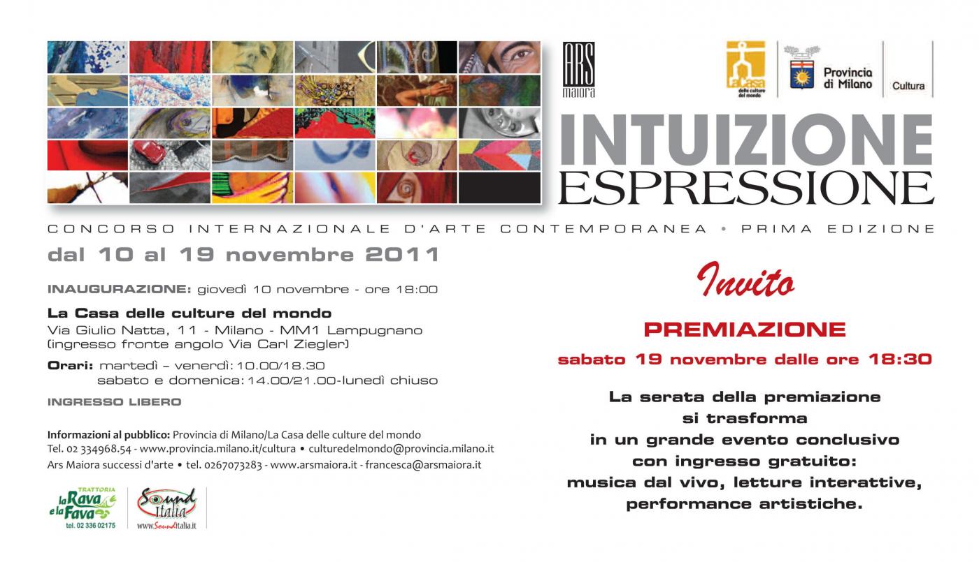 INTUIZIONE ESPRESSIONE INTUIZIONE ESPRESSIONE