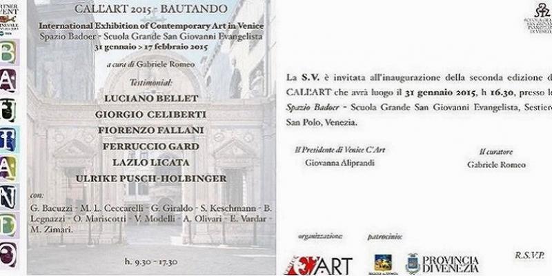CALL'ART 2015-BAUTANDO CALL'ART 2015-BAUTANDO