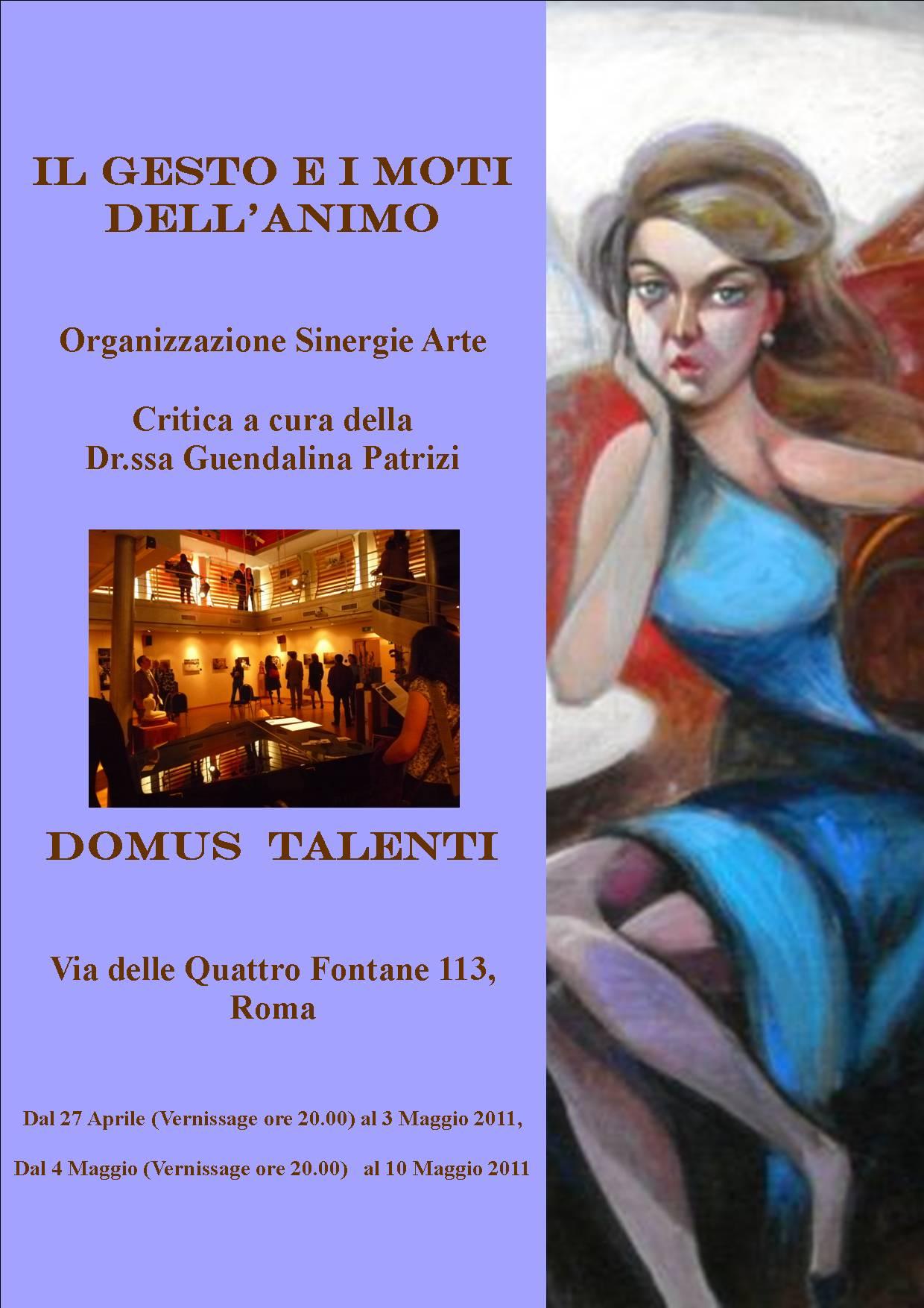 :  “Il Gesto e i Moti dell’animo” 