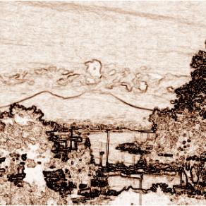 vesuvio dal palazzo reale