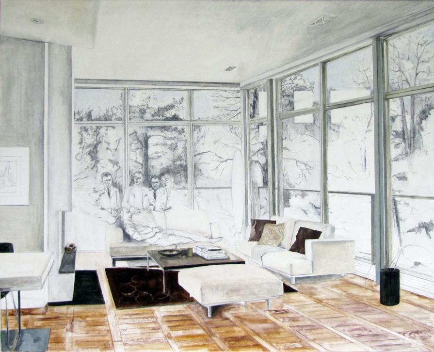 Home treatment.It took him ten years to find a perfect spot.