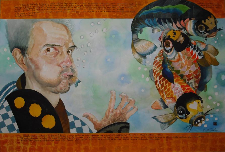 Autoritratto con un migliaio di carpe o vecchia fame