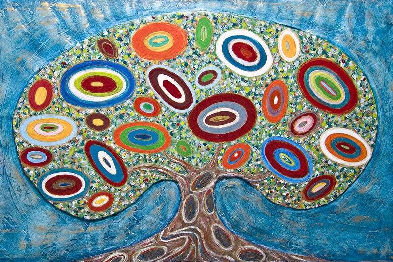 Arbre à disques colorés