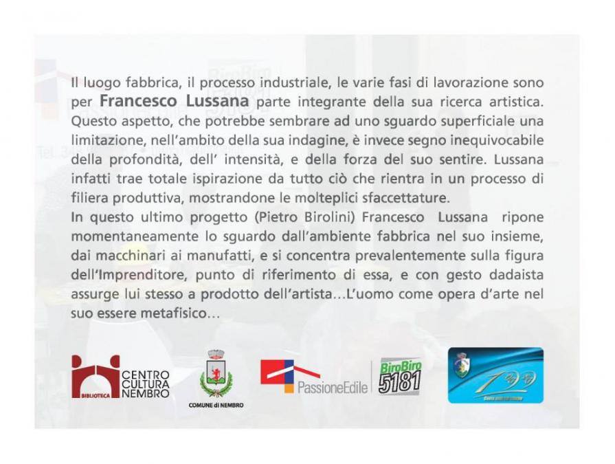 FRANCESCO LUSSANA - Pietro Birolini