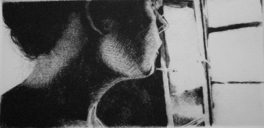 Autoritratto alla finestra