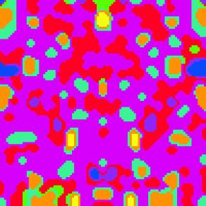 Growing colour structure – flocking, Path-7