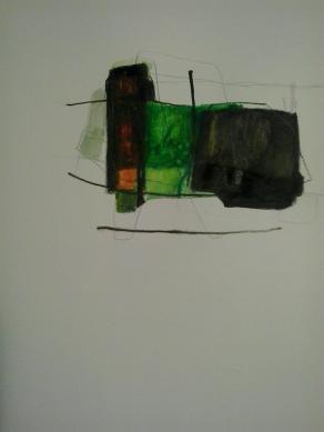 Canone n 4, vento del Nord - Tecnica mista su carta 2014