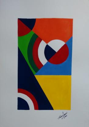 COMPOSITION NR 019 – "Square 003" – By EURICO HAAN – 2015