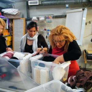 ROSA DIDONNA Mix media Workshop - englannin ja italiankielinen paja  a Taidemuseo ad Oulu in Finlandia project by Vincenza Rubini