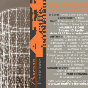 ottavo step espositivo - Premio Art Caffè Letterario