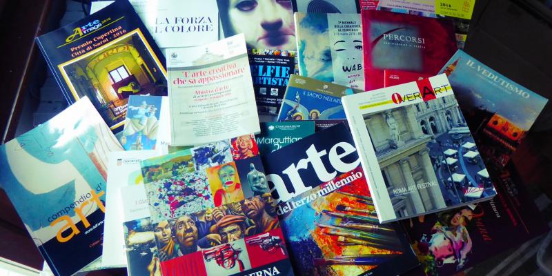 I cataloghi artistici e l’inserimento dei miei dipinti.