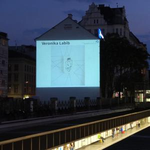 Kunstschaffen - Walk of Art - Beamboard Naschmarkt - dall 15 Luglio fin da 1 Agosto - Vienna