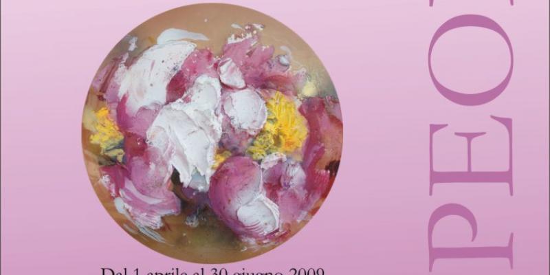 Peonie come poarole d'arte