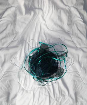 Blue Wire in The brown bullet