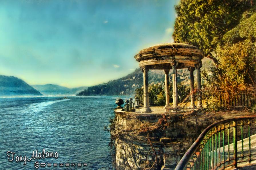 A Clear day on  Como Lake (Italian Mood Series)