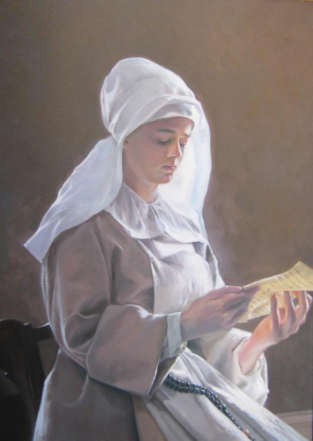 La religiosa - olio su tela - cm50x70 2013