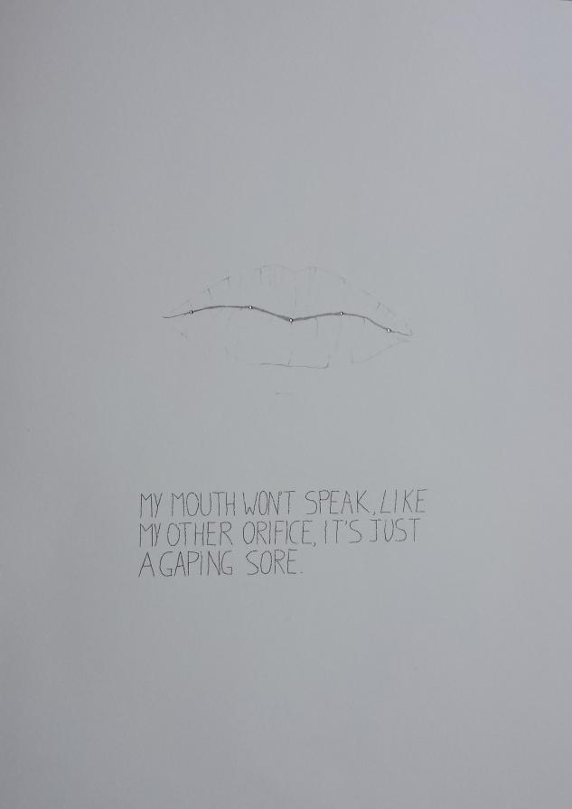 Silver sore (from the M drawings series)