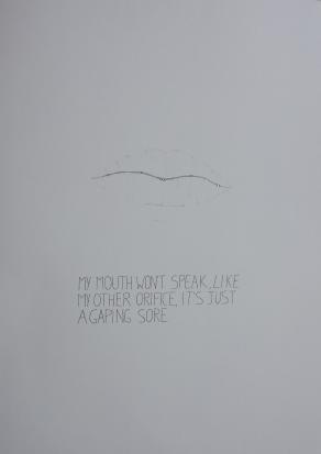 Silver sore (from the M drawings series)