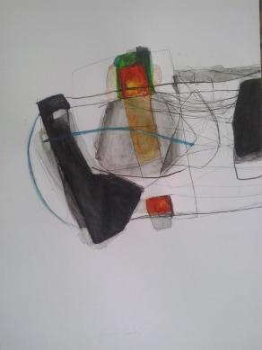 Studio n 2 - Tecnica mista su carta 2014