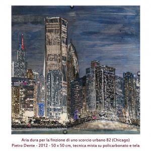 Aria dura per la finzione di uno scorcio urbano