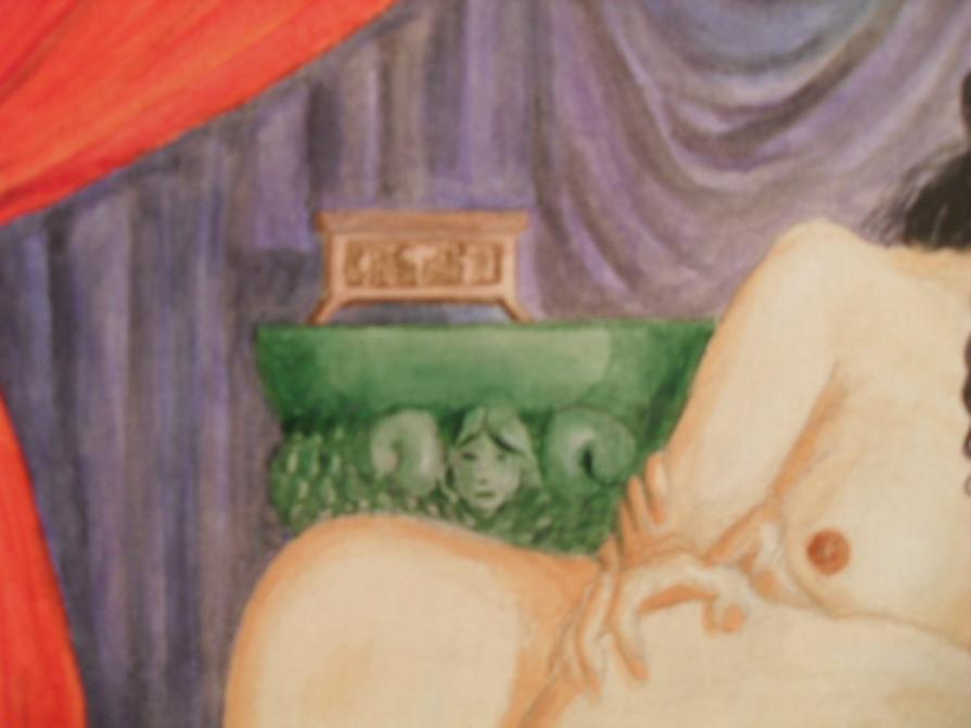 Saffo e Rodope (particolare)