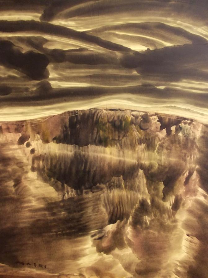 Masri (Libano) - Anatomy of nature series - mixed media on paper - 30 x 40