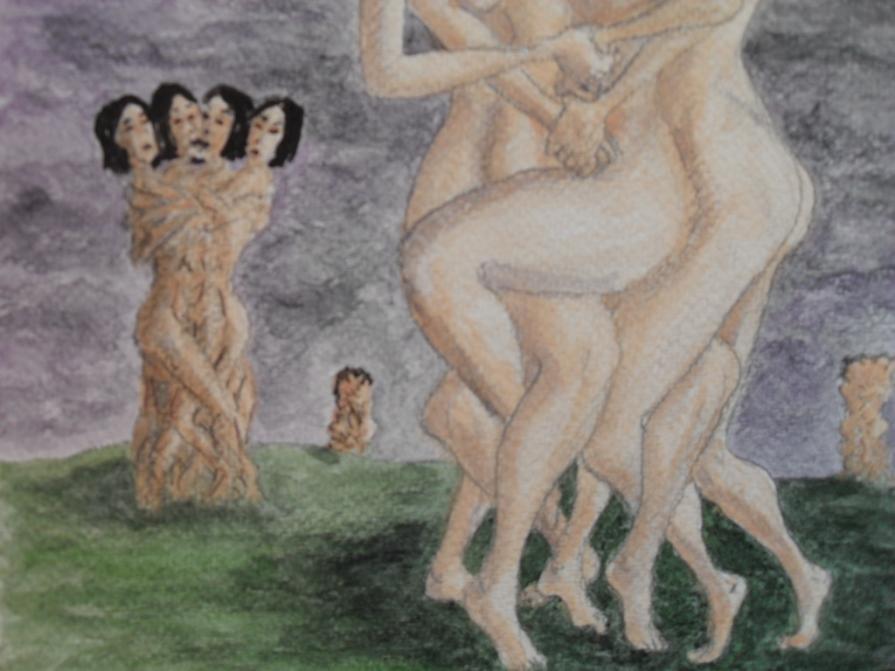 Pluto V - Donne nel metano - Fusione di Piccolette (particolare)