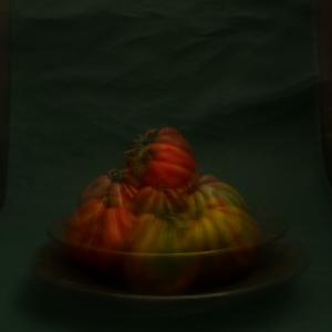 Perceptions. Tomatoes On Plate