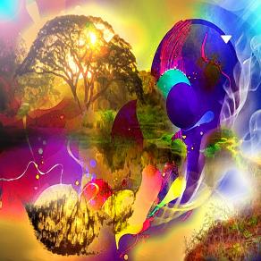 Le mani dell’albero hanno le unghie sporche di azzurro a furia di scavare dentro il cielo...!!!