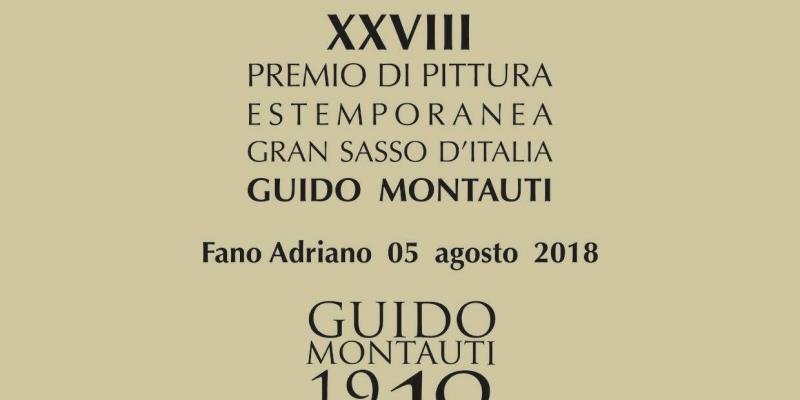 XXVIII Premio di Pittura estemporanea Gran Sasso d'Italia GUIDO MONTAUTI