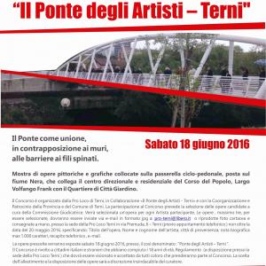 I° Concorso Nazionale d'Arte Contemporanea "Il Ponte degli Artisti - Terni"