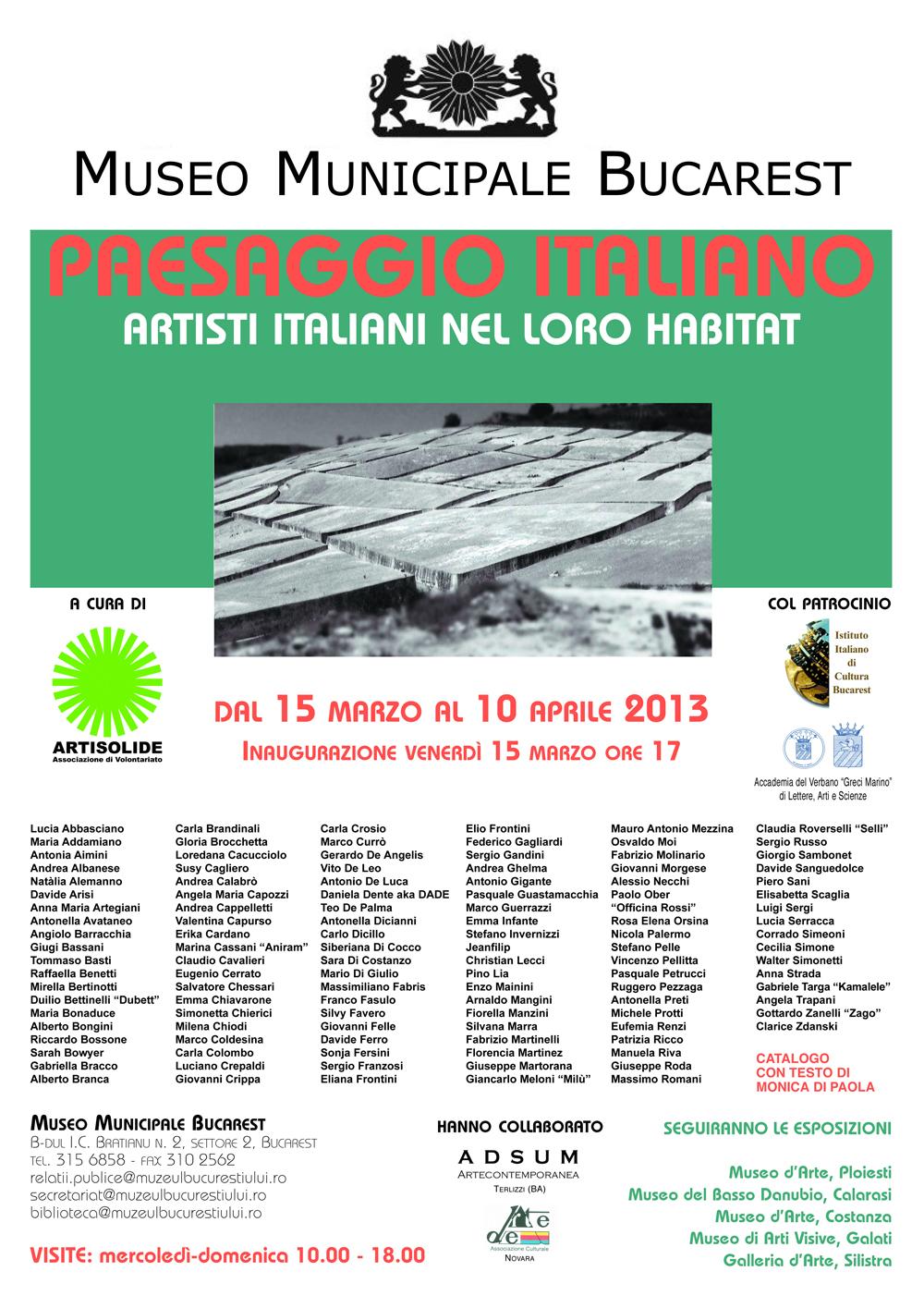 Paesaggio Italiano- artisti italiani nel loro habitat