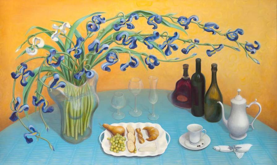 IRISES "LINGUA FRANCA"   AND OTHER CURVY CREATIONS