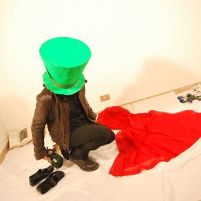 The Mad Hatter and the Queen of Hearts.