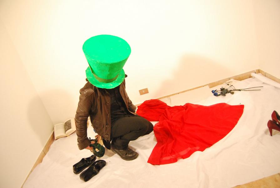 The Mad Hatter and the Queen of Hearts.