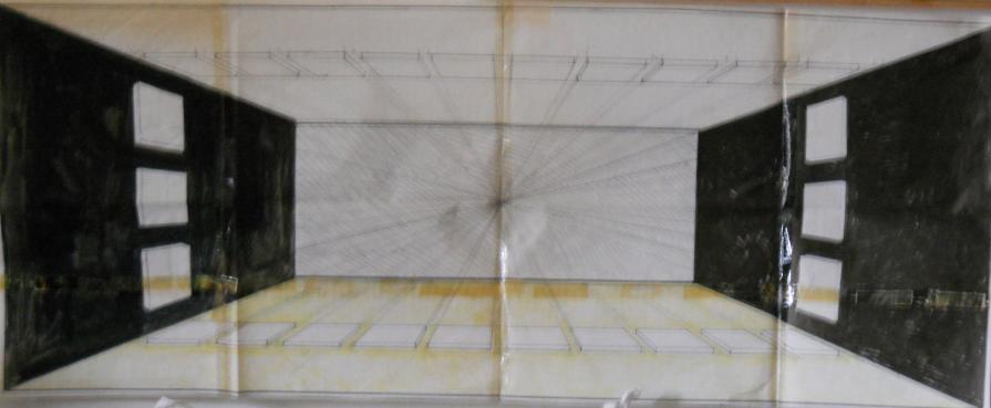 Progetto di pittura per la morte di Nino Perizi