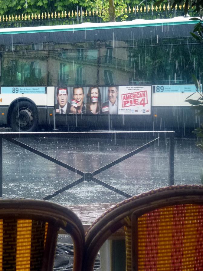 Cinéma sous la pluie !