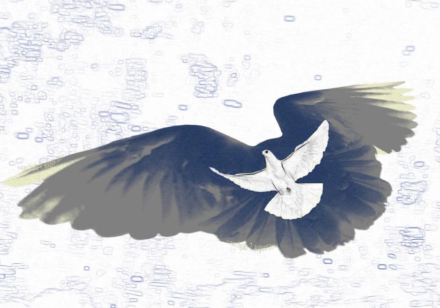 Wings of peace shall fly